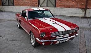 Candy Apple Red 1966 Ford Mustang