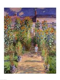 Garden At Vetheuil 1880 Painting