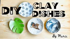 diy air dry clay dishes easy diy you