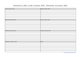 Semainier complété pour la semaine 43. Calendrier 2021 Semaine Planning Hebdomadaire Semainier