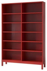 Linnarp Bookcase Red Modern
