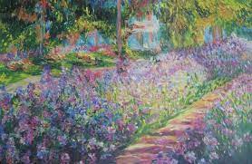Flower Garden Claude Monet Poster Plus