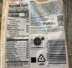 publix enriched white large bread