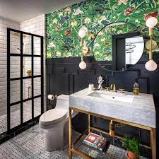bold wallpaper in your bathroom