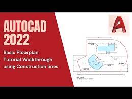 Autocad 2022 Basic Floor Plan Using