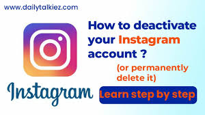 For a more permanent solution, you can delete your instagram account as well as all the associated data. How To Deactivate Instagram Account Latest Trick 2021 Dailytalkiez
