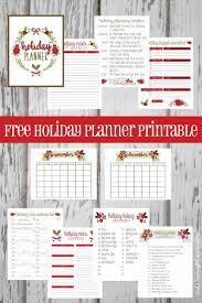 Holiday Planner Printable Free Download Createcraftlove