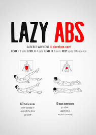 lazy abs workout