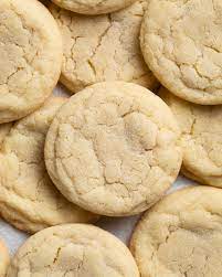 soft and chewy sugar cookies browned
