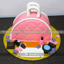 handbag makeup cake
