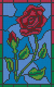 Rose Stained Glass Window Two 2