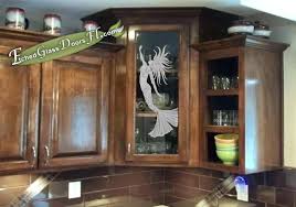 Kitchen Cabinet Glass Door With A