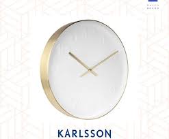 karlsson wall clock 51cm mr white