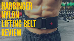 Harbinger Nylon Lifting Belt Review