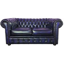 genuine leather two seater sofa