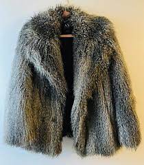 Armani Exchange Faux Fur Coat S