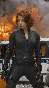 Scarlett johansson suits up as black widow for 'avengers: Avengers Black Widow Iphone Wallpaper