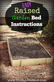 Easy Raised Garden Bed Instructions