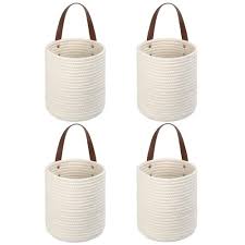 4pack Hanging Baskets Wall Basket Woven