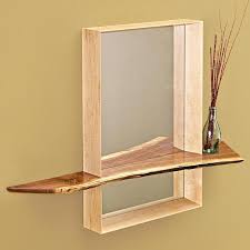 Mirror With Shelf Woodworking Plan From