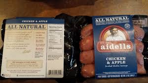 Cook the sausage and onions together until sausage is browned and onions are soft. Aidells Chicken Apple Sausage Ingredients