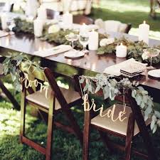 pretty wedding chair decorations