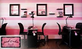 pink and white nail salon in portland