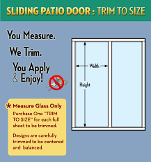 Sliding Patio Door Trim To Size Service