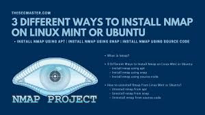 install nmap on linux mint or ubuntu