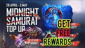 Enter your reward redemption code and pubg mobile character id to collect your reward in the game! Free Fire Midnight Samurai Top Up Event Redeem Codes Today Rewards Hamara Jammu