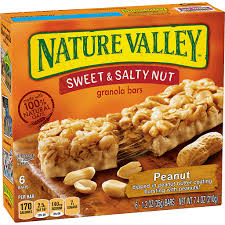 nature valley granola bars sweet
