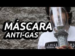 máscara anti gás casera you