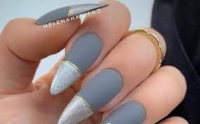 Here are some gorgeous gray nail art design ideas between black and gray nails, pink and grey best acrylic nail designs 2020, these ideas will have you totally obsess for more, cute pink nails. Pantone Inspired 2021 Ultimate Gray Nail Designs Fashionisers C