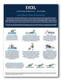 low back pain exercises for pain relief