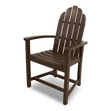 polywood clic adirondack dining chair gany