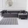 Leder sofa couch polster chesterfield garnitur 2+1 sitz sitzer couchen sofas neu. 1