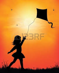 Flying a five below kite! Girl Flying Kite In Sunset Background Royalty Free Photos Pictures Images And Stock Photography Kite Flying Fly Drawing Silhouette Drawing