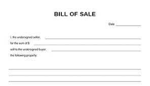 General bill of sale if you are selling your valuable assets in private, you will definitely need a blank bill of sale form to draft a bill of sale easily and quickly. Blank Bill Of Sale Form