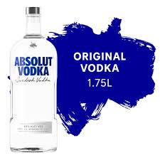 absolut original vodka 1 75 l bottle