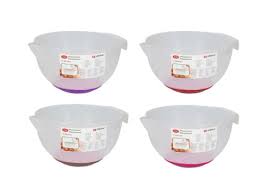 plastic mixing bowl 2 5l non slip base