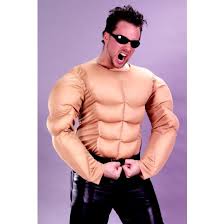 Muscle Man Shirt Costume - Adult Halloween Costumes
