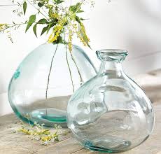 Blue Glass Vase Glass Vase Decor