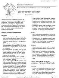 winter garden calendar indiana yard