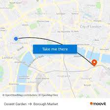 covent garden to borough market with