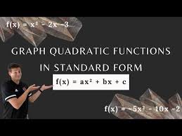 Graph Quadratic Functions In Standard