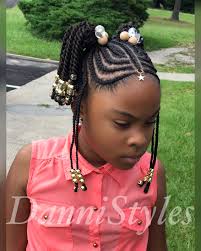 Braids and buns and bows, oh my! Tribal Braids For Kids Dannistyles Braids For Kids Lil Girl Hairstyles Natural Hairstyles For Kids