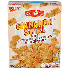 cinnamon swirl bites cereal our family