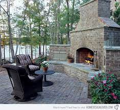 15 Outdoor Stone Fireplaces To Love