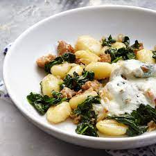 spinach sausage gnocchi