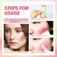 multi use makeup blush stick solid